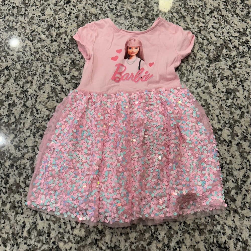 H&M Barbie Sparkle Dress 4T